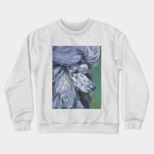 Poodle Fine Art Painting Crewneck Sweatshirt